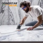 how to cut and install uv marble sheets