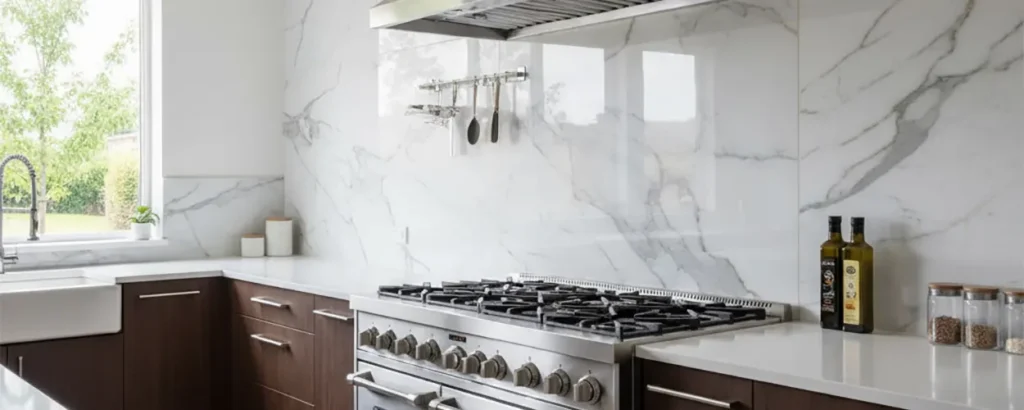 Why UV Marble Sheets Are Perfect for Kitchen Backsplashes